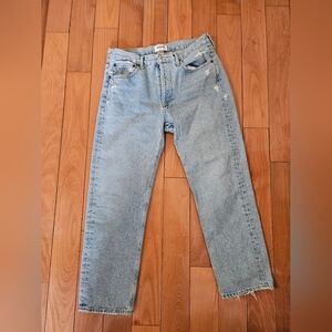 Agolde Parker Light Blue Straight Jeans
